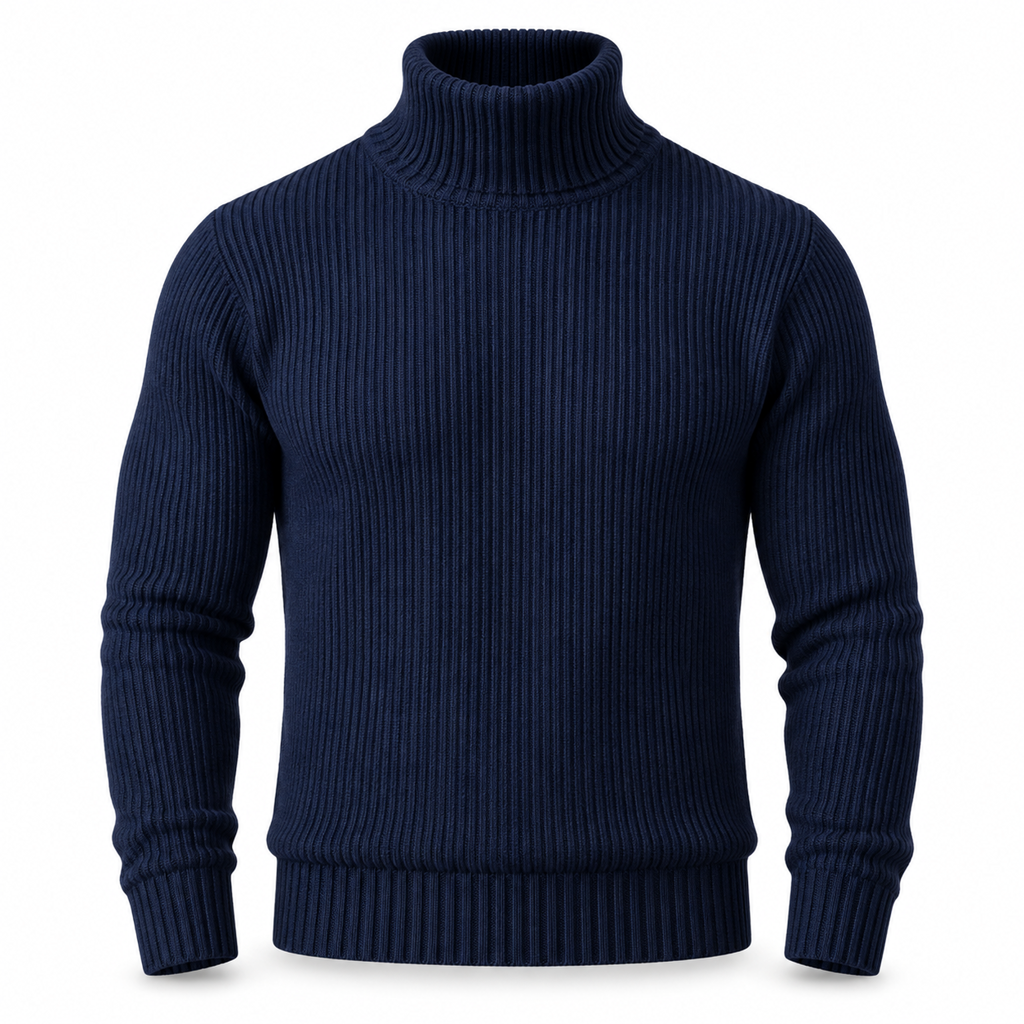 Men's Slim Fit Knit Turtleneck Sweater