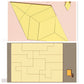 Joc puzzle din lemn Tangram