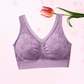 【✨1+1 gratuit - 2 bucăți】Sutien confortabil din bumbac pur, fără nasturi, cu efect de ridicare