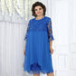 💗 Rochie Midi din Dantelă pentru Femei cu Croială Largă