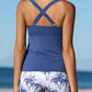💃Ofertă specială de vară – 50% reducere🌊🎨Set tankini din două piese, cu efect de modelare a taliei