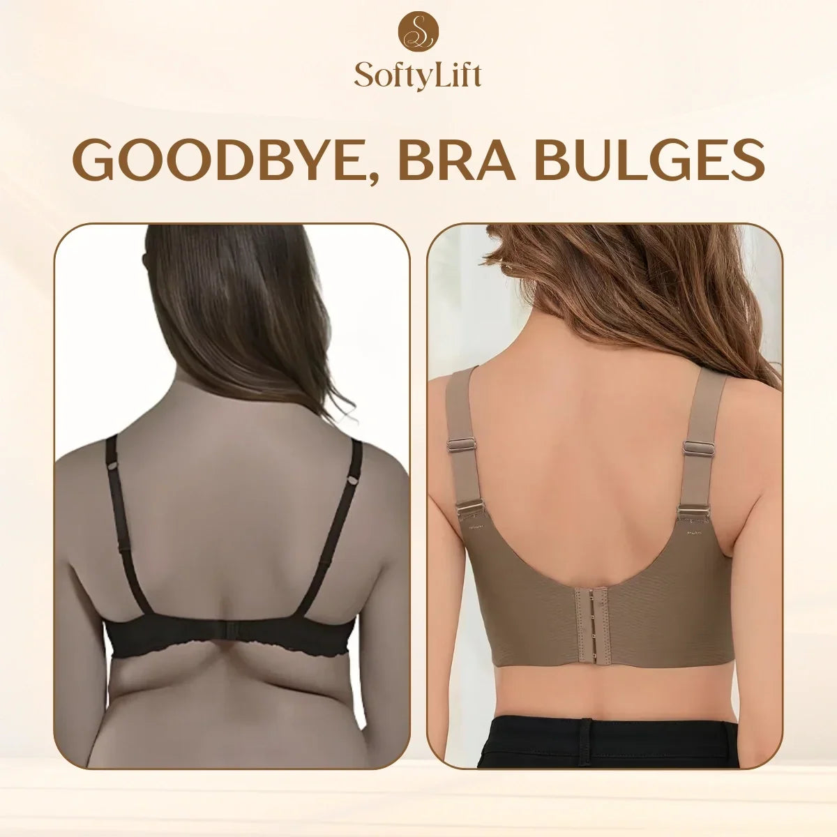 🎁Last Day—— Buy 2, Get 1 Free!!🔥Super Firming Wire-Free Bra All-Day Comfort No More Sagging