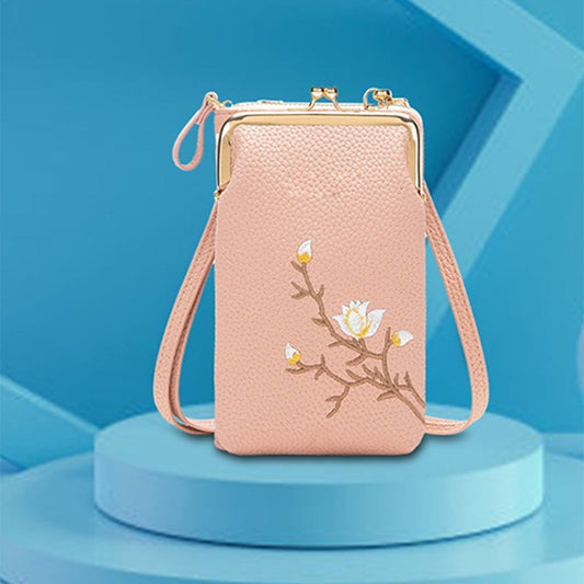 🔥👛 Geantă de telefon mobil pentru femei🌸