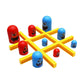 (Cel mare îl mănâncă pe cel mic) Un joc de tic-tac-toe