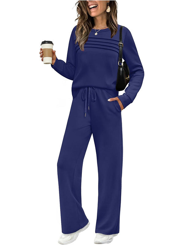 🥳💞 Over 45,000 sold 🔥 Women's Casual Set: Top & Drawstring Pants 👕👖