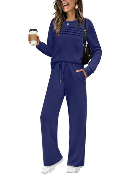 🥳💞 Over 45,000 sold 🔥 Women's Casual Set: Top & Drawstring Pants 👕👖