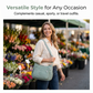 👜Lightweight Multi-Pocket Nylon Crossbody Bag – Lightweight, Water-Resistant & Perfect For Everyday Adventures