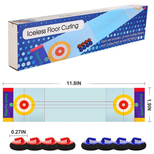 🥌 2025 Noul joc de curling pentru familie, de masă