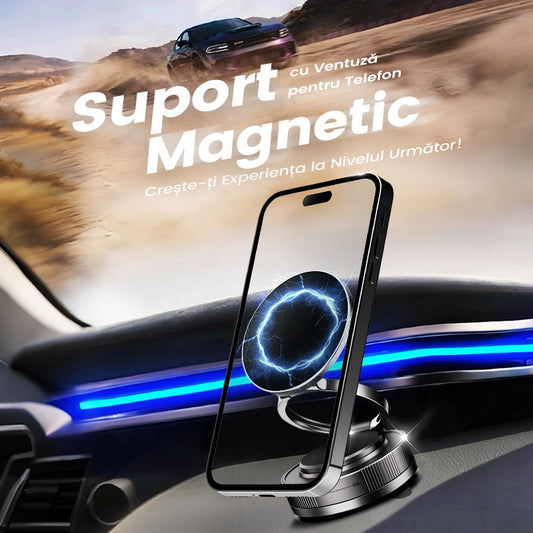 🔥Cumpărați 1 primiți 1 gratuit 🔄 Suport magnetic pentru telefon cu reglare la 360°📱🚗