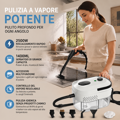 💨✨ 50% DI SCONTO! Kit Pulizia Vapore Multius