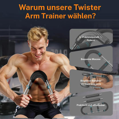 Antrenor portabil pentru brațe și piept pentru fitness acasă! ✨🔥