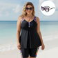 👙Costum de baie pentru femei, compus din un top tankini lejer și pantaloni scurți