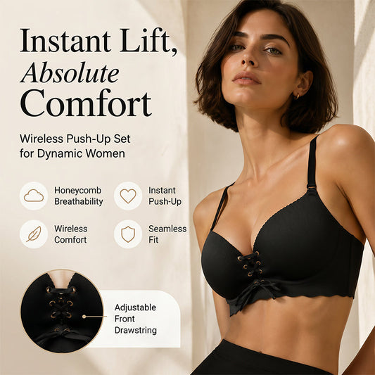 👙 Women's Seamless Push-Up Support Bra | Smooth Support & Seamless Feel ✨