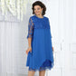 💗 Rochie Midi din Dantelă pentru Femei cu Croială Largă