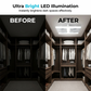 🌀💡Ventilator de tavan cu lumină LED 2-în-1 – Răcire dublă, luminozitate extremă, instalare fără unelte