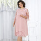 💗 Rochie Midi din Dantelă pentru Femei cu Croială Largă
