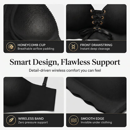 👙 Women's Seamless Push-Up Support Bra | Smooth Support & Seamless Feel ✨