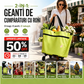 🔥REDUCERE SPECIALĂ 50%🌼Geantă de cumpărături 2-în-1, geantă verde pliabilă