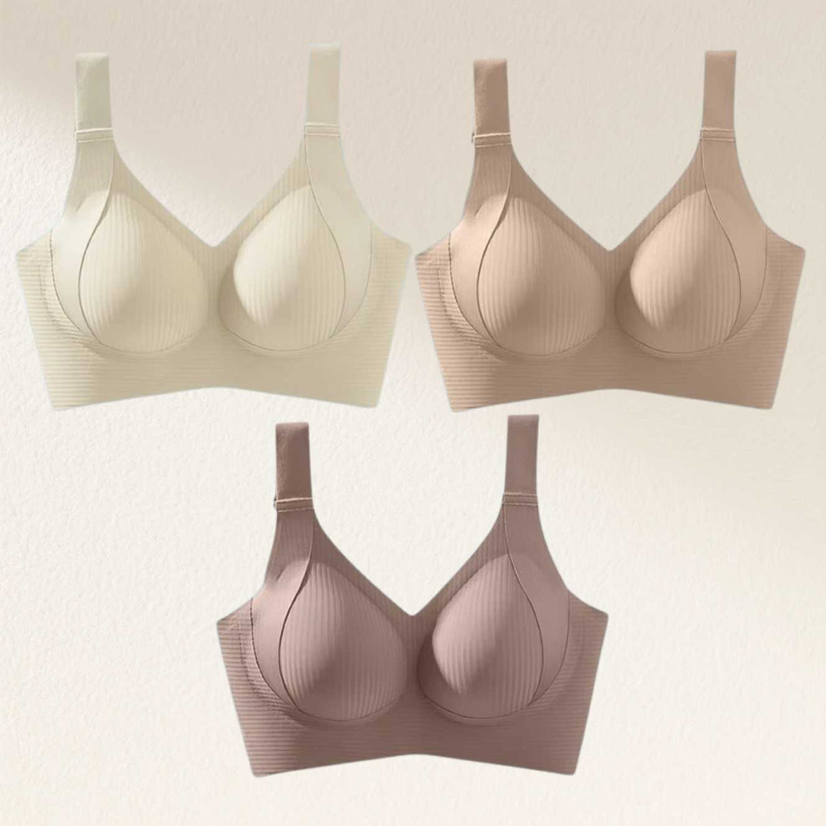 🎁Last Day—— Buy 2, Get 1 Free!!🔥Super Firming Wire-Free Bra All-Day Comfort No More Sagging