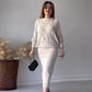 📦Set tricot Openwork cu mânecă lungă și rochie fără mâneci