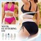 ⛱️ 💥Ofertă limitată la 50%🌺 Seturi de bikini cu blocuri de culori și talie înaltă pentru modelarea abdomenului 🌈👙