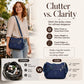 👜Lightweight Multi-Pocket Nylon Crossbody Bag – Lightweight, Water-Resistant & Perfect For Everyday Adventures