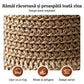 🏖️👒  Pălărie Elegantă din Paie Țesută cu Fundiță – Respirabilă, Ușoară și Perfectă pentru Vară