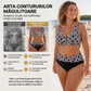 👙Costum de baie două piese pentru femei, talie înaltă, tip bikini