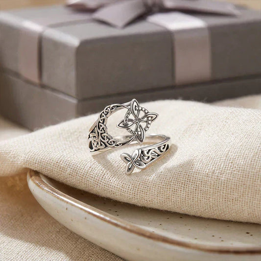 💍 Inel cu nod celtic – Simbol al eternității | Cadou romantic sau accesoriu zilnic ✨❤️🎁