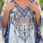 [S-5XL]💃Rochie Boho cu Imprimeu și Volane, Decolteu în V