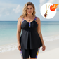 👙Costum de baie pentru femei, compus din un top tankini lejer și pantaloni scurți