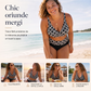 👙Costum de baie două piese pentru femei, talie înaltă, tip bikini