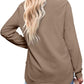 🍂Women's Sweatshirt Crewneck Long Sleeve Shirts High Low Tops Curved Hem