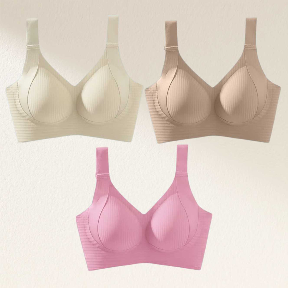 🎁Last Day—— Buy 2, Get 1 Free!!🔥Super Firming Wire-Free Bra All-Day Comfort No More Sagging