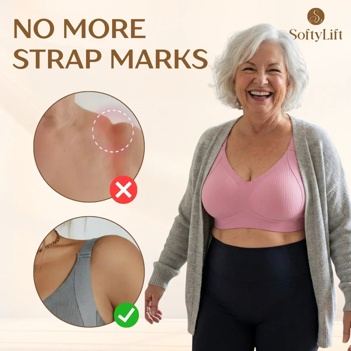 🎁Last Day—— Buy 2, Get 1 Free!!🔥Super Firming Wire-Free Bra All-Day Comfort No More Sagging