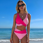 👙 Costume de baie color block de la S la 3XL: Costume de baie din două piese elegante și modelatoare 🌊