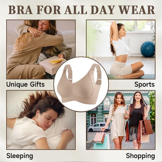 🎁Last Day—— Buy 2, Get 1 Free!!🔥Super Firming Wire-Free Bra All-Day Comfort No More Sagging