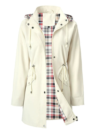 🌧️💧Ultimate Plaid Waterproof Jacket for Women🍃Unleash Style and Durability in Any Storm!