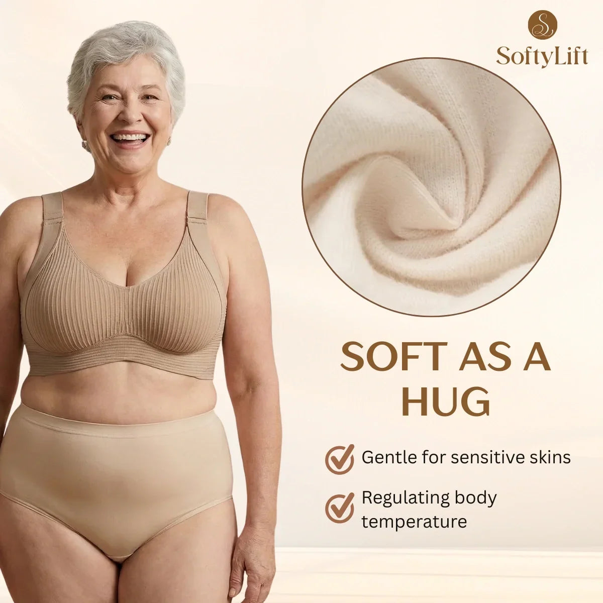 🎁Last Day—— Buy 2, Get 1 Free!!🔥Super Firming Wire-Free Bra All-Day Comfort No More Sagging