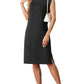 🌸Women rotund gât vrac Split Wrinkle-Free Midi Dress cu buzunare