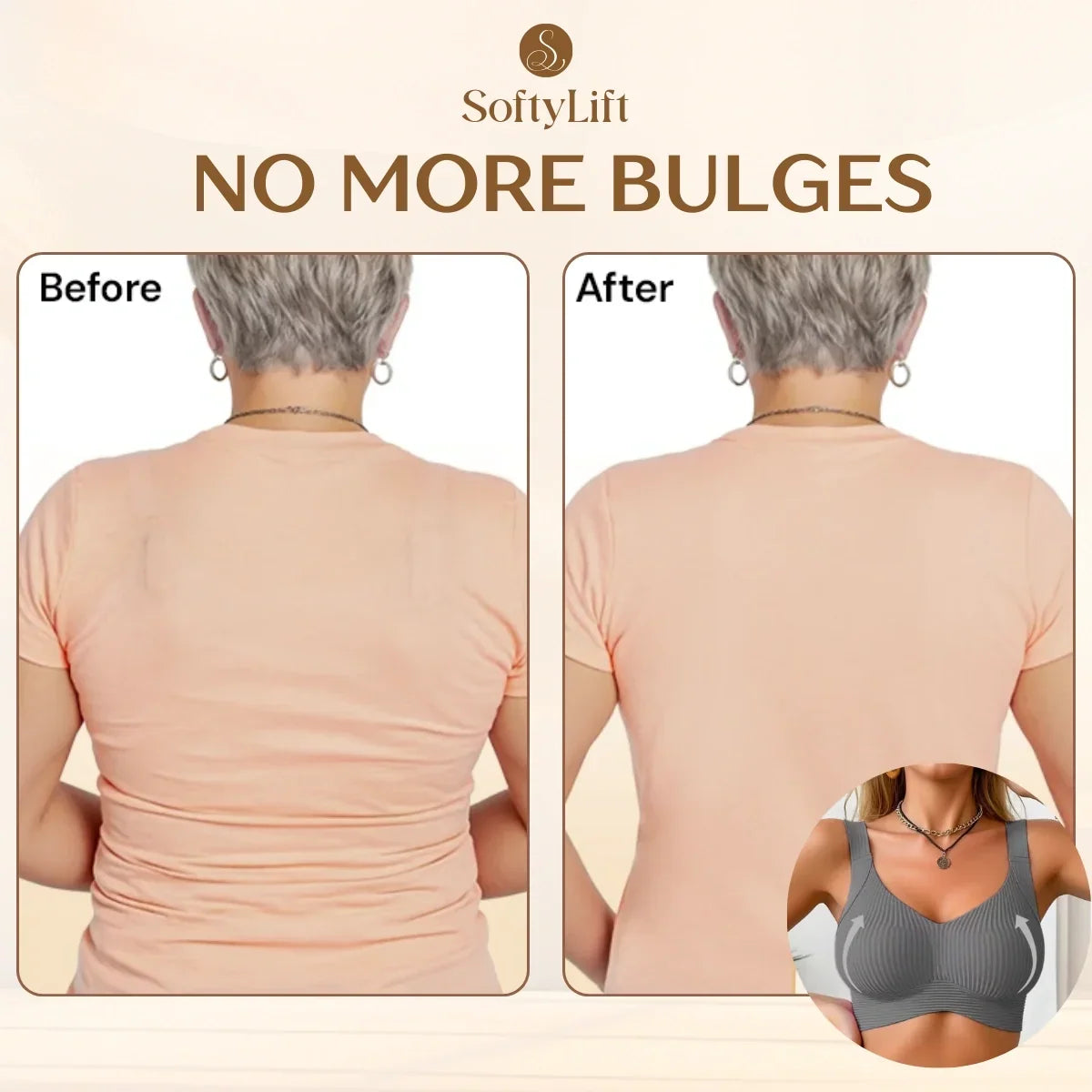 🎁Last Day—— Buy 2, Get 1 Free!!🔥Super Firming Wire-Free Bra All-Day Comfort No More Sagging