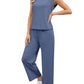 【S-2XL】💕2025 Top casual + pantaloni cu picioare largi