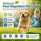 ⏰OFERTĂ LIMITATĂ: 50% REDUCERE!🔥Peste 50000 de bucăți vândute! Zgardă cu uleiuri esențiale naturale pentru alungarea dăunătorilor de la animale de companie🐶