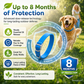 ⏰OFERTĂ LIMITATĂ: 50% REDUCERE!🔥Peste 50000 de bucăți vândute! Zgardă cu uleiuri esențiale naturale pentru alungarea dăunătorilor de la animale de companie🐶