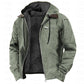 ⏳LAST DAY SALE 50% OFF !!📢Men’s Plush-Lined Hooded Work Jacket