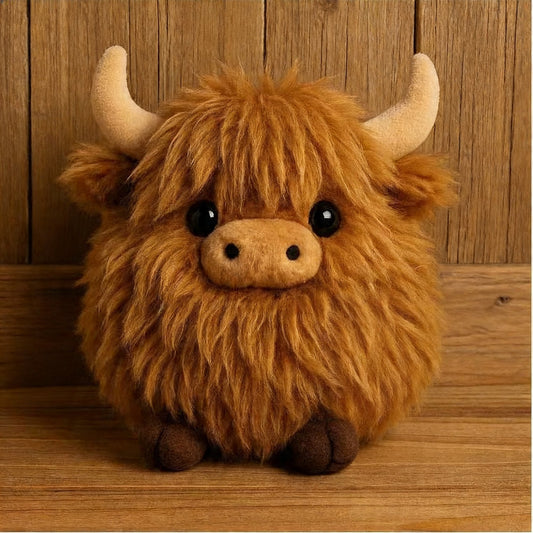 🔥🐂 Păpușă de pluș „Vaca din munți” — confecționată din pluș de calitate superioară, care vă ajută să vă relaxați