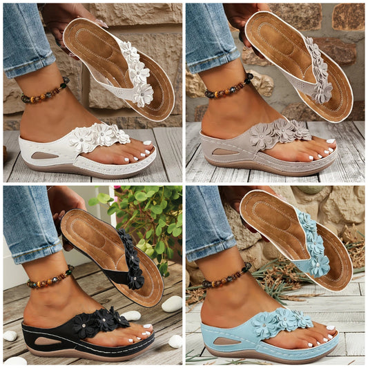 🔥Ofertă limitată: 50% reducere!!🌺 Sandale cu toc înalt în stil francez, cu imprimeu de pene ✨