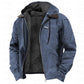⏳LAST DAY SALE 50% OFF !!📢Men’s Plush-Lined Hooded Work Jacket