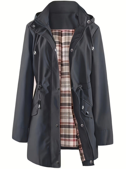 🌧️💧Ultimate Plaid Waterproof Jacket for Women🍃Unleash Style and Durability in Any Storm!