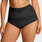 🌸  Special Price £12.99 ! 🔥Buy 1 Get 1 Free🎁Plus-Size High-Waist Cross Tummy Control Panties-Q